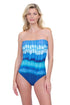Gottex Golden Hour Bandeau Strapless One Piece Swimsuit